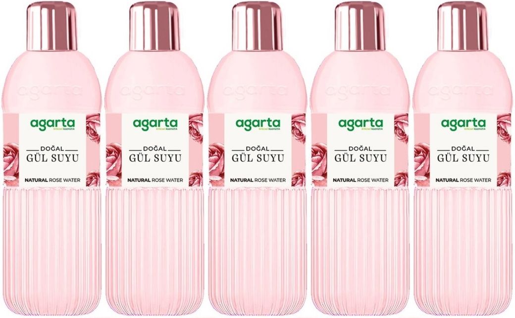 Agarta Doğal Gül Suyu 400ML (5 Li Set)