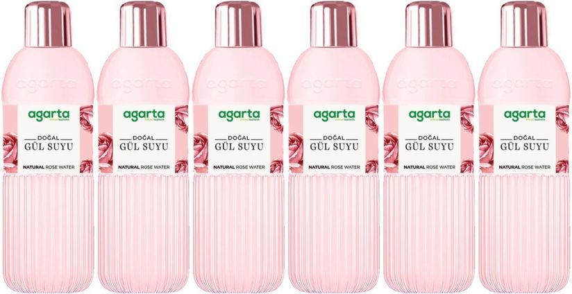 Agarta Doğal Gül Suyu 400ML (6 Lı Set)