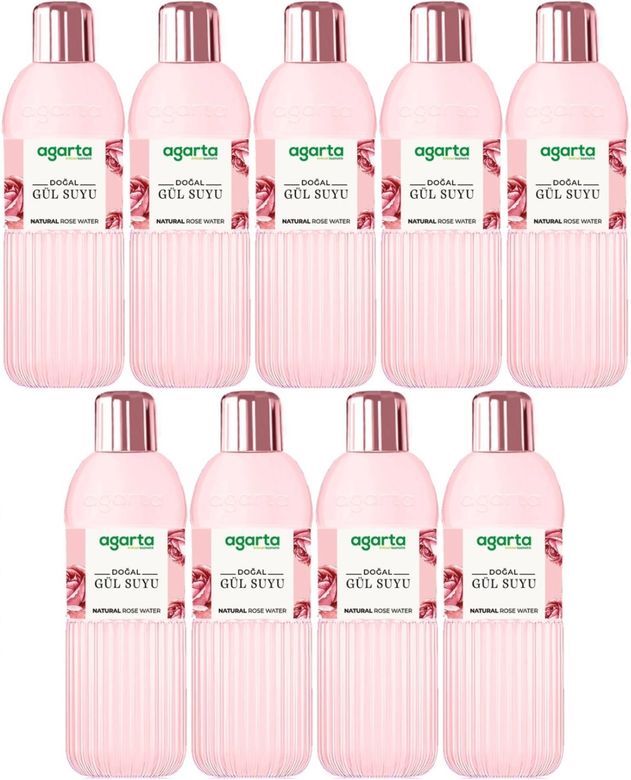 Agarta Doğal Gül Suyu 400ML (9 Lu Set)