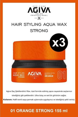 Agiva asbfygdfygvb Hair Wax Saç Şekillendirici 01 155Ml (3 Adet)
