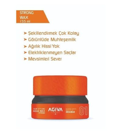 Agiva ıhn8ahdcuswn Wax 155 Ml Strong Turuncu 01