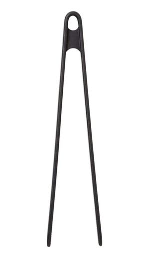 Agu Baby 131621682 Silikon Kızartma Maşası, 1 Adet, Silikon, 29 Cm, Siyah, Bpa Free Açık Gri