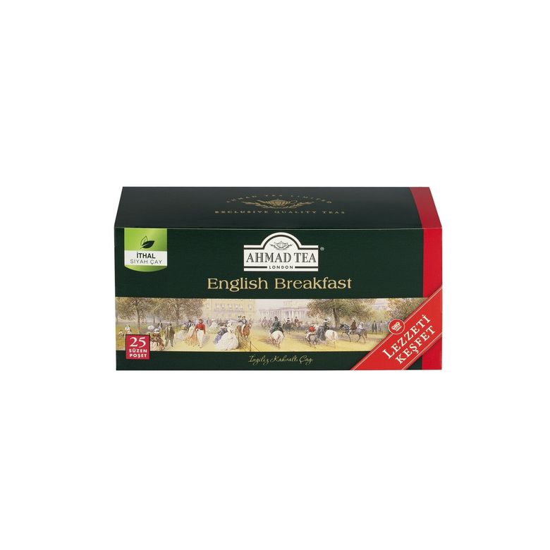 ahmadtea05487854 Ahmad Tea English Breakfast Bardak Poşet Çay 25'li 50 G