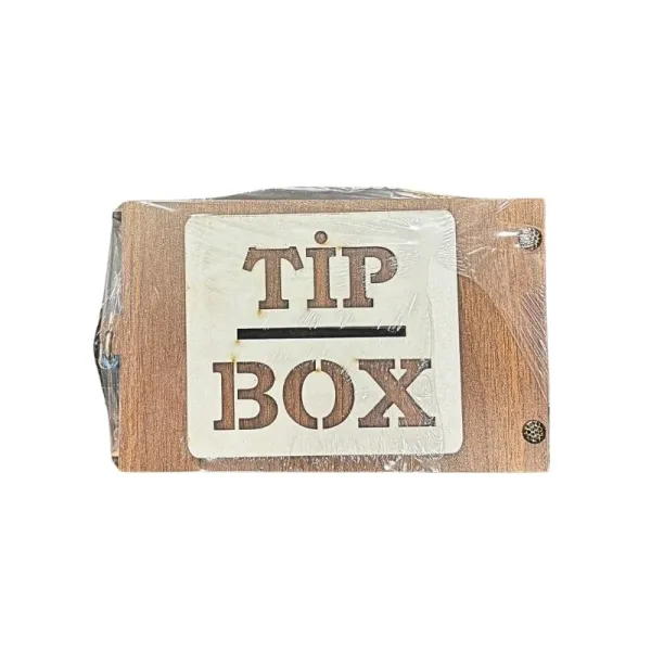 Ahşap Büyük Tipbox Kumbara