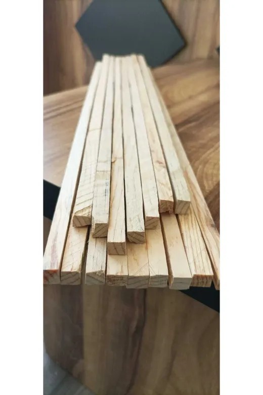 Ahşap TYC00488231567 Silinmiş Çam Çıta 10 Adet ( 1 Cm X 1 Cm X 100 Cm )