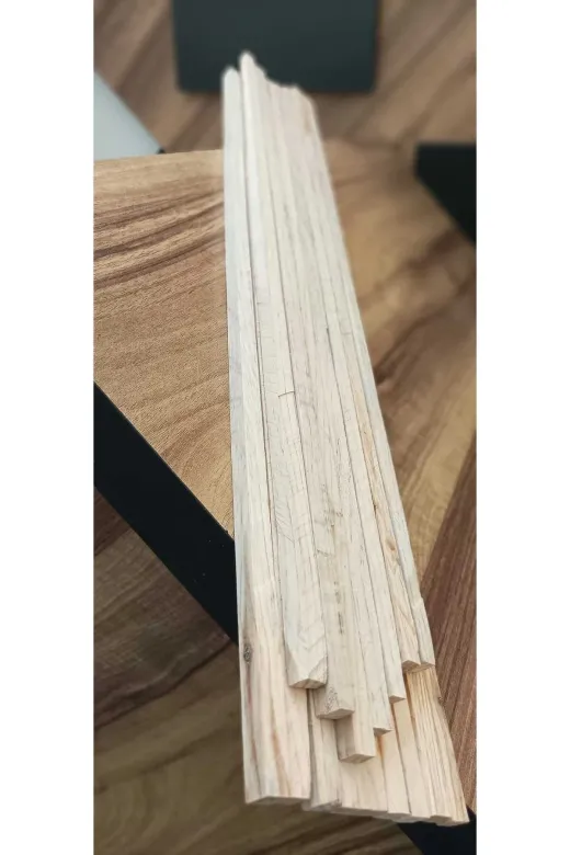 Ahşap TYC00488233829 Silinmiş Çam Çıta 10 Adet ( 1 Cm X 1 Cm X 50Cm )