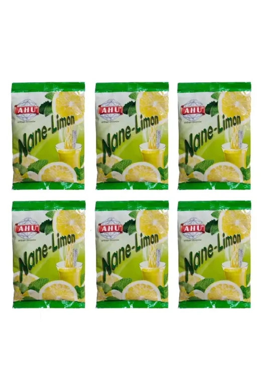 AHU AHU-GD-00001022 Nane-Limon Aromalı İçecek Tozu 250 Gr. X 6 Adet