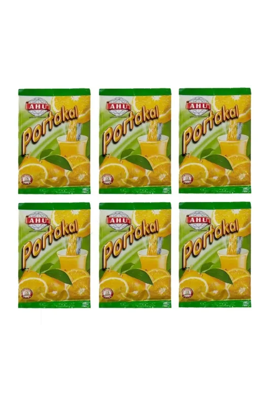AHU AHU-GD-00001037 Portakal Aromalı İçecek Tozu 250 Gr. X 6 Adet