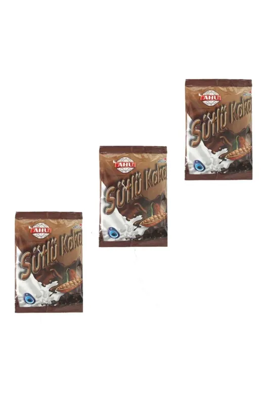 AHU AHU-GD-00001045 Sütlü Kakao Aromalı İçecek Tozu 250 Gr. X 3 Adet