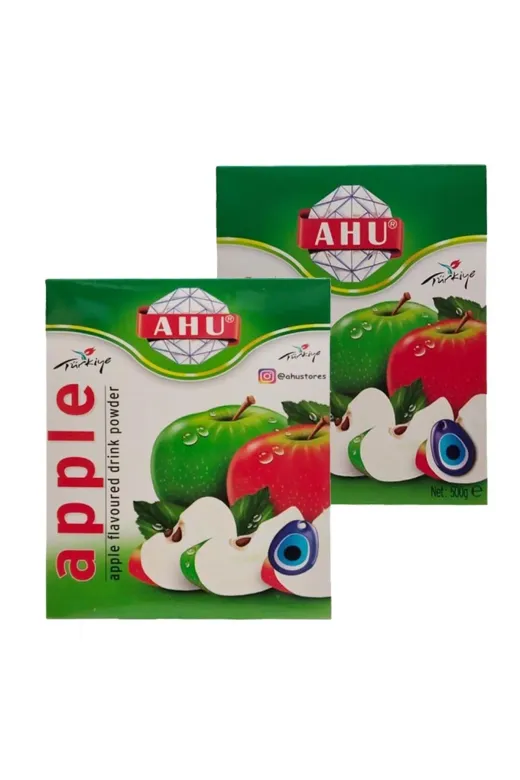 AHU AHU-GD-00001063-01 Elma Hazır Kutu Toz İçecek 500 Gr.+ 250 Gr. İkili Paket