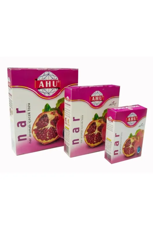 AHU AHU-GD-00001113 Nar Hazır Kutu Toz İçecek 500 Gr.+250 Gr.+ 100 Gr. Süper 3'lü Paket