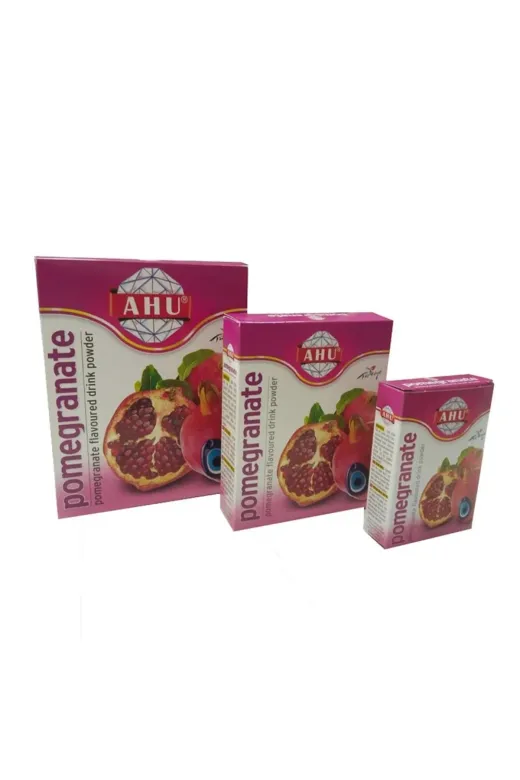 AHU AHU-GD-00001113 Nar Hazır Kutu Toz İçecek 500 Gr.+250 Gr.+ 100 Gr. Süper 3'lü Paket