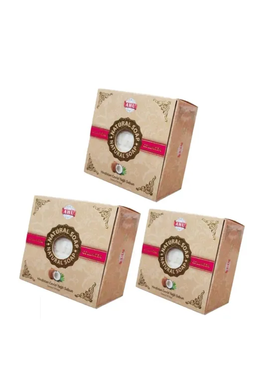 AHU AHU-GD-00001128 Hindistan Cevizi Sabunu - 150 Gr. X 3 Adet