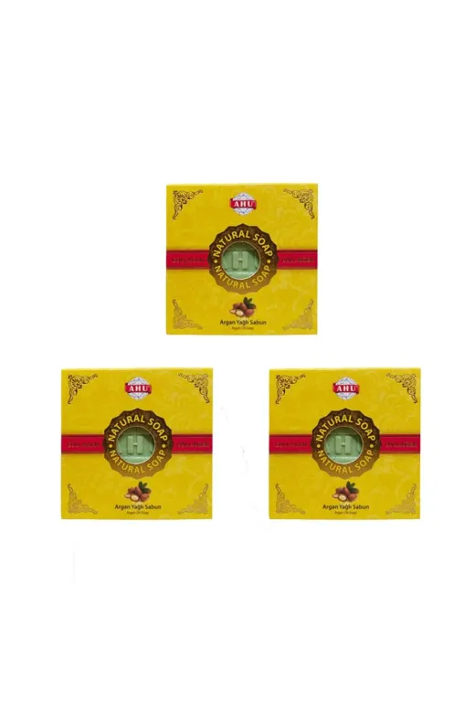 AHU AHU-GD-00001148 Argan Yağlı Sabunu - 150 Gr X 3 Adet
