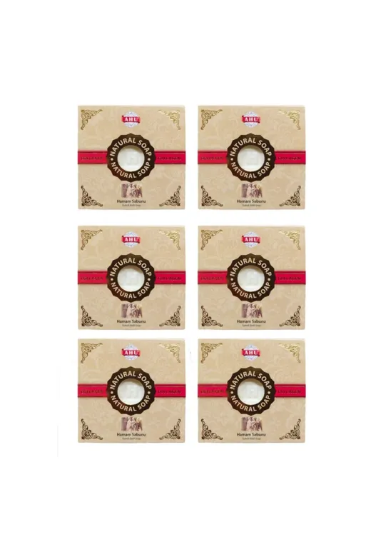 AHU AHU-GD-00001160 Türk Hamam Sabunu - 150 Gr X 6 Adet