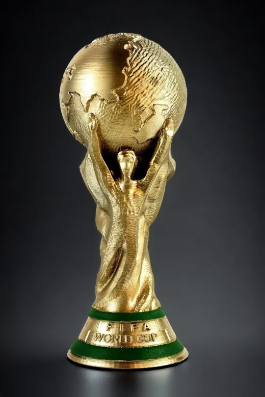 AHWALL AHW3D00015 Dünya Kupası World Cup 3D Figür Dekoratif Biblo  15 Cm