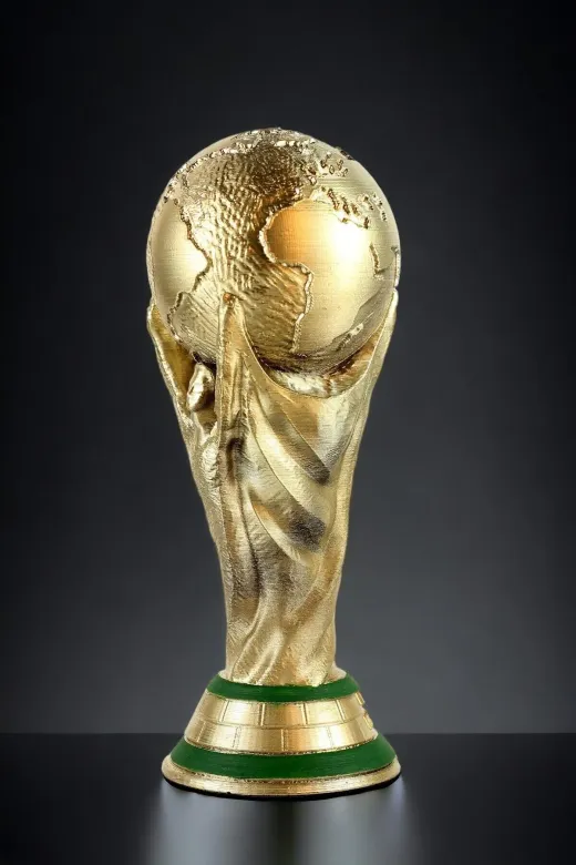 AHWALL AHW3D00015 Dünya Kupası World Cup 3D Figür Dekoratif Biblo  15 Cm