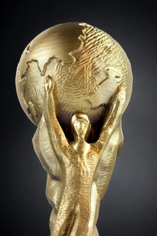 AHWALL AHW3D00015 Dünya Kupası World Cup 3D Figür Dekoratif Biblo  15 Cm