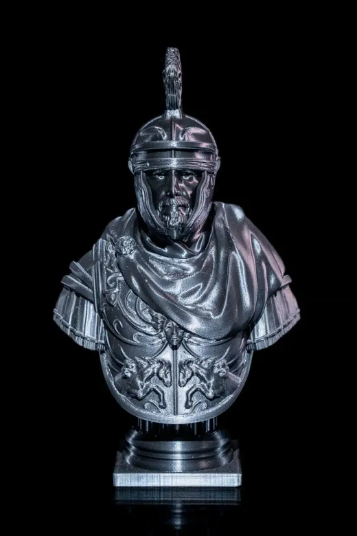 AHWALL AHW3D00017 Centurion Büstü, Roma Askeri, Dekoratif Figür & Biblo, Kasklı Modeli  15 Cm