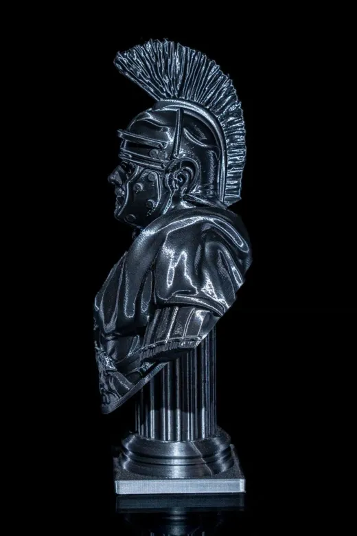AHWALL AHW3D00017 Centurion Büstü, Roma Askeri, Dekoratif Figür & Biblo, Kasklı Modeli  15 Cm