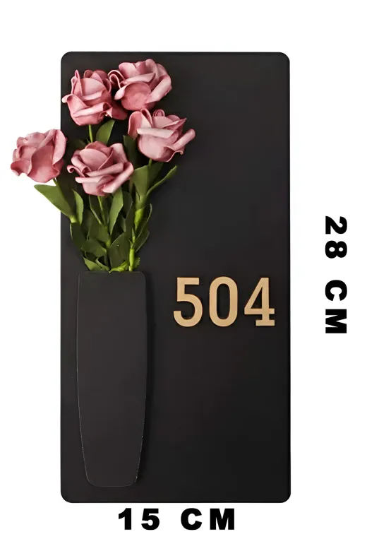 AHWALL AHWPREKP009 Bohem Premium Özel Kapı Numarası