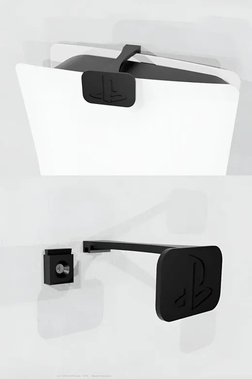 AHWALL AHWPS001 Ps5 Oyun Konsolu Duvar Standı