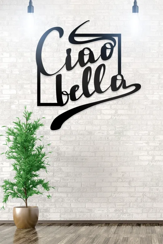 AHWALL AW00023 Bella Ciao Figürlü Dekoratif Ahşap Tablo