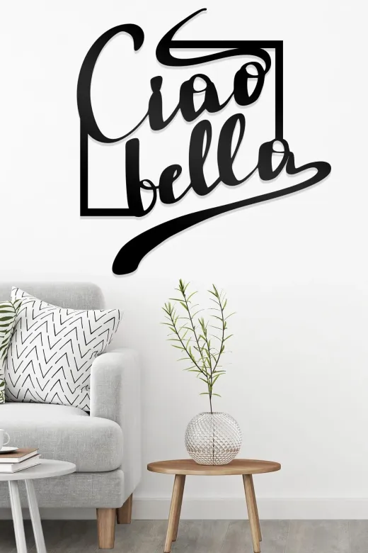 AHWALL AW00023 Bella Ciao Figürlü Dekoratif Ahşap Tablo