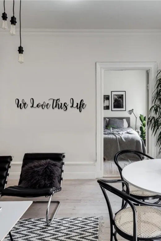 AHWALL AW00217 We Love This Live Yazılı Dekoratif Ahşap Tablo