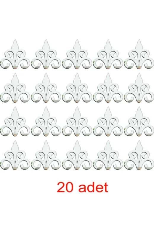 AHWALL AW00320 Pleksi Ayna Mobilya Dekor Deseni 20'li Set