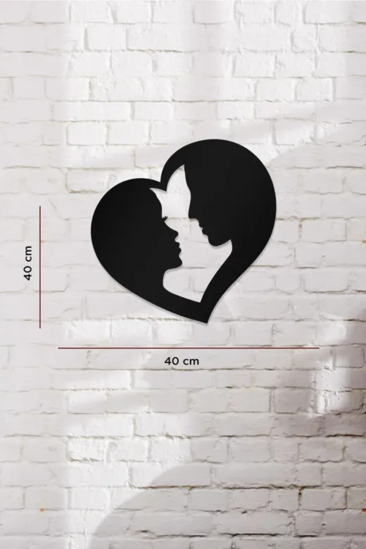 AHWALL AW00383 Romantizm Temalı Dekoratif Ahşap Tablo