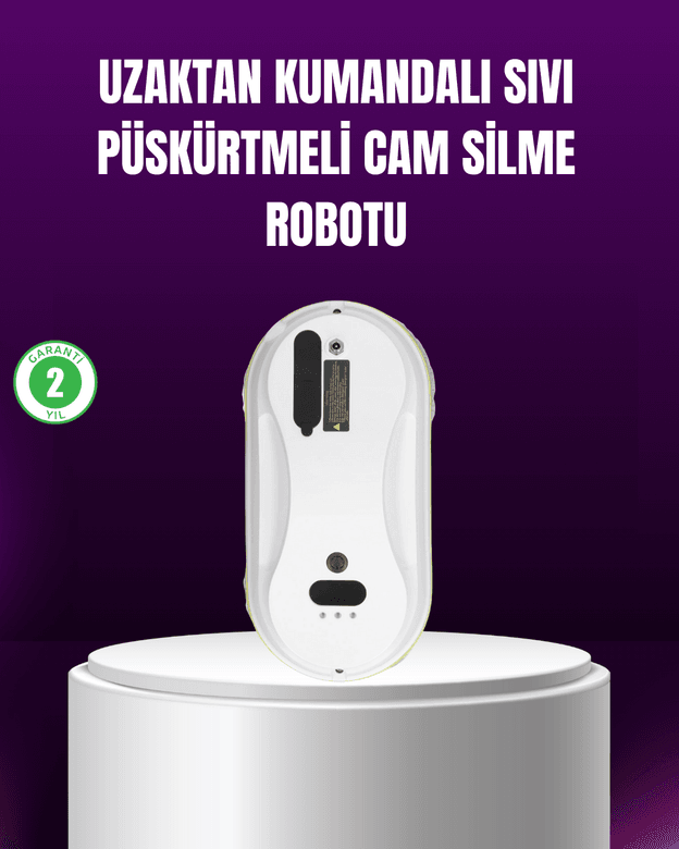 AI Akıllı Rotalı Otomatik Cam Temizleme Robotu