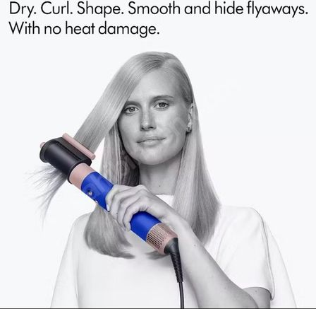 airbluenus185$ Dyson Airwrap Complete Long Blue Blush Saç Şekillendirme Seti