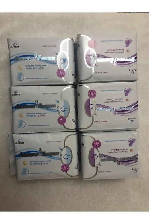 Airiz 54338888888 Tienz Tiens Hijyenik Kadın Pedi Gündüz Seti 10'lu 3 Paket Gece 8 Li