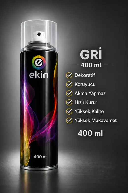 akatsuki 200mkh Sprey Boya Açık Gri 400 Ml