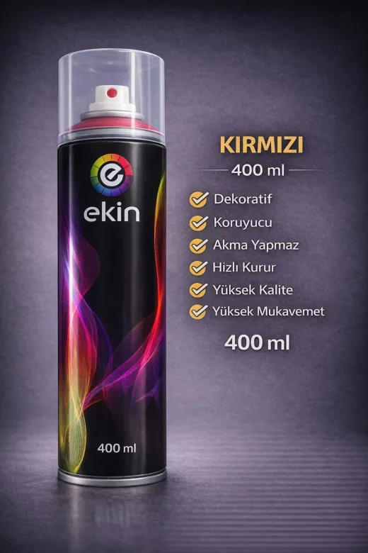 akatsuki 200mkh Sprey Boya Kırmızı 400 Ml