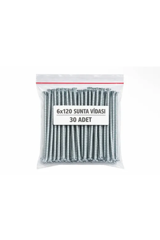 akatsuki 30 Adet 6X120 Yhp Sunta Vidası (Yıldız Başlı)