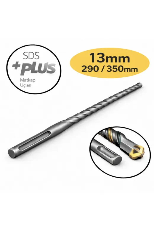 akatsuki Sds Plus Beton Delme Matkap Ucu 13 Mm 290 / 350