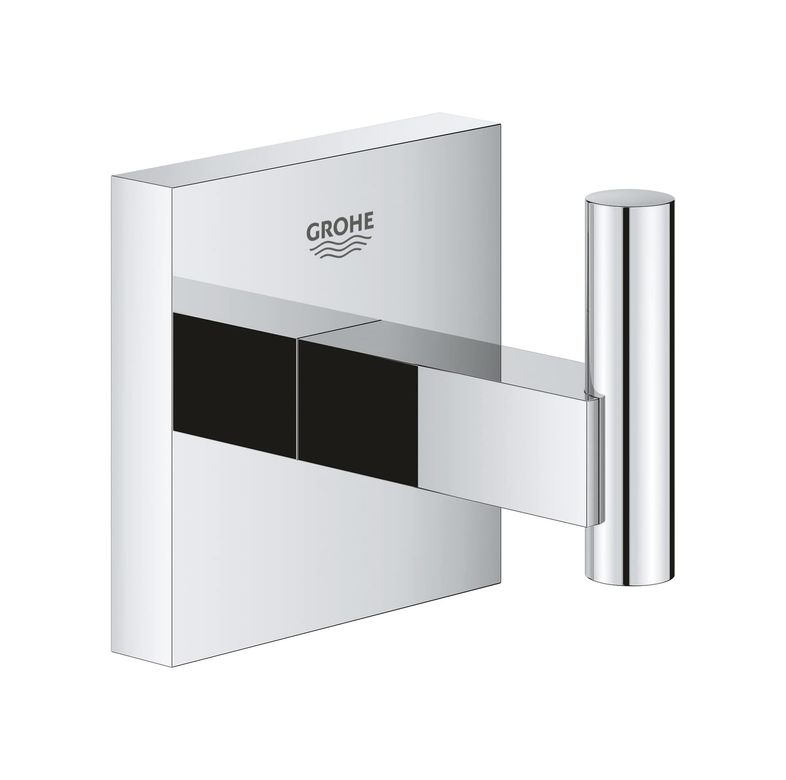 Akay 127275703 Start Cube Quickfix Bornoz Askısı Duş/banyo Aksesuarları Krom 40961000