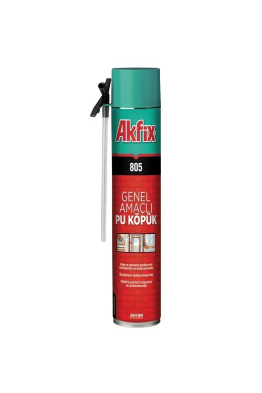 Akfix TYC00371968340 805 Genel Amaçlı Poliüretan Köpük 750 Ml/850 Gr (1 Koli - 12 Adet)