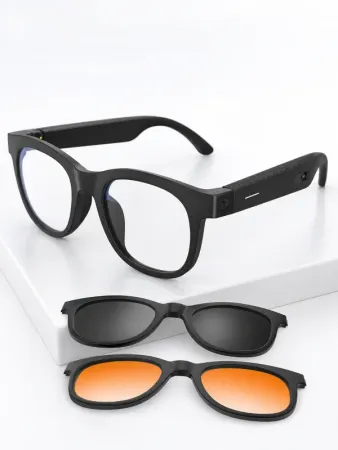 Akıllı Gözlük Değiştirilebilir Lens Bluetooth Bağlantılı