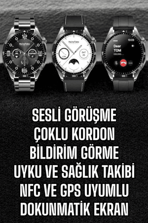 Akıllı Saat Titreşimli Pusula Nabız Ve Tansiyon Ölçer Nfc Uyumlu