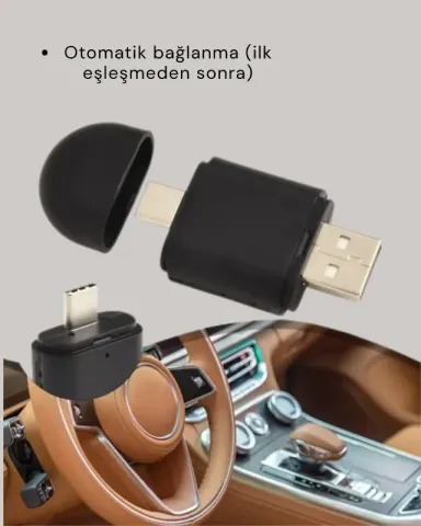 Akıllı Tak Çalıştır Kablosuz Carplay Dönüştürücü Adaptör