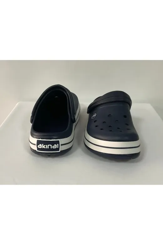 Akınal Bella BELLA11C Tam Ortopedik Unisex Akınalbella Terlik Lacivert Doktor Hemşire Aşçı Günlük