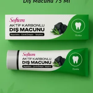 Aktif Karbonlu Diş Macunu 75 Ml (Beyazlatıcı & Çürük Önleyici & Yatıştırıcı(
