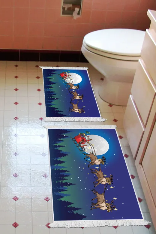 ALANUR AL5029-sckl-k-klozet-banyo klozet Home Kaymaz Taban Djt Klozet Takımı Trend Saçaklı Yılbaşı Al5029