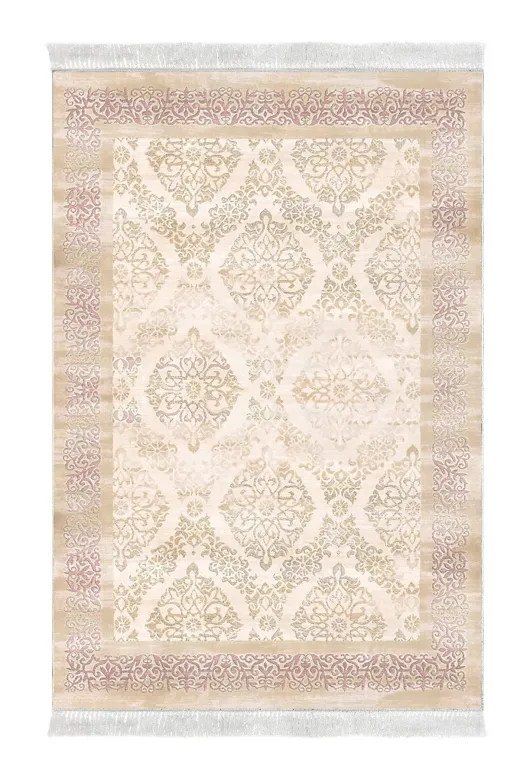 Alanur Home 1376-Trend-Banyo Eko Trend Djt Banyo Paspası Yıkanabilir Kaymaz Taban 1376 Klasik Pudra Pembe