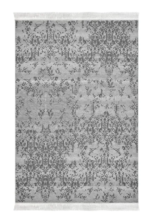Alanur Home 1918-Trend-Banyo Eko Trend Djt Banyo Paspası Yıkanabilir Kaymaz Taban 1918 Modern Gri