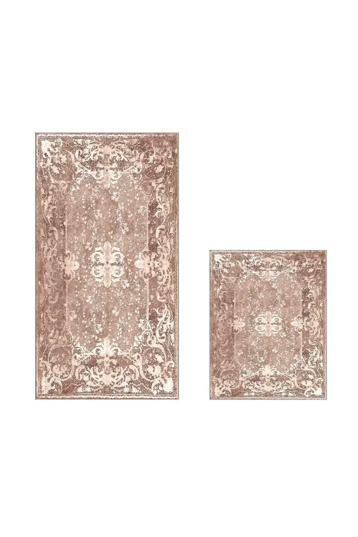 Alanur Home 510610 Alanur Trend Kaymaz Taban Dijital Banyo Takımı Pudra