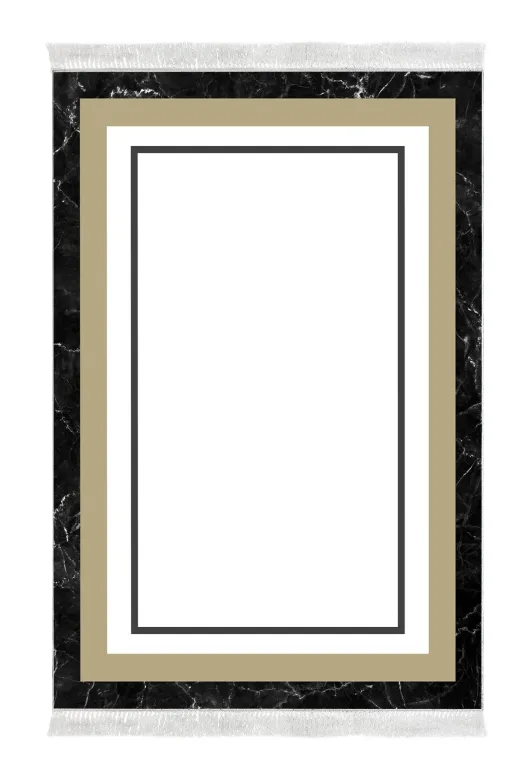 Alanur Home 673M-Trend-Banyo Eko Trend Djt Banyo Paspası Yıkanabilir Kaymaz Taban 673M Bordürlü Krem